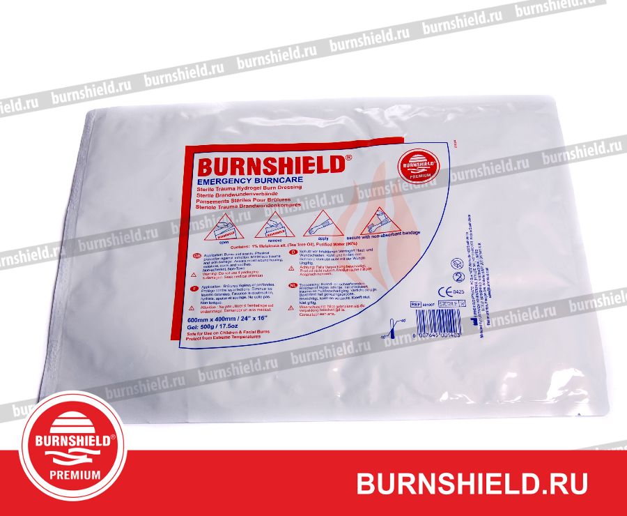 BURNSHIELD стерильная повязка. 60 x 40